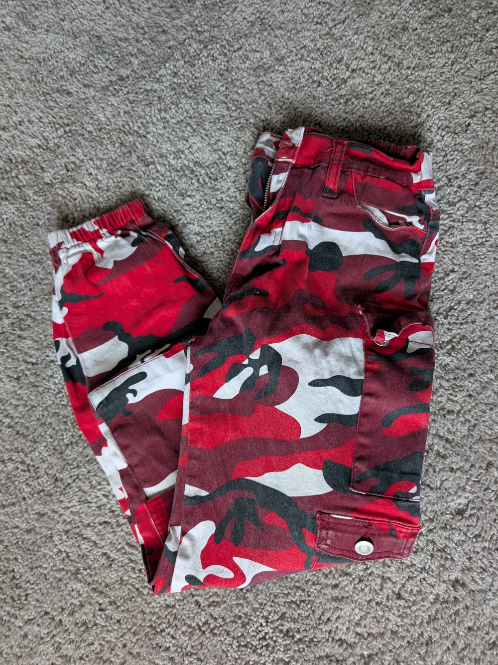 Rue21 Red Camo Cargo Pants